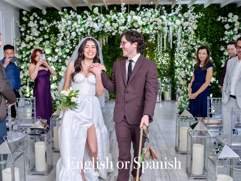 albertson wedding chapel english or spanish