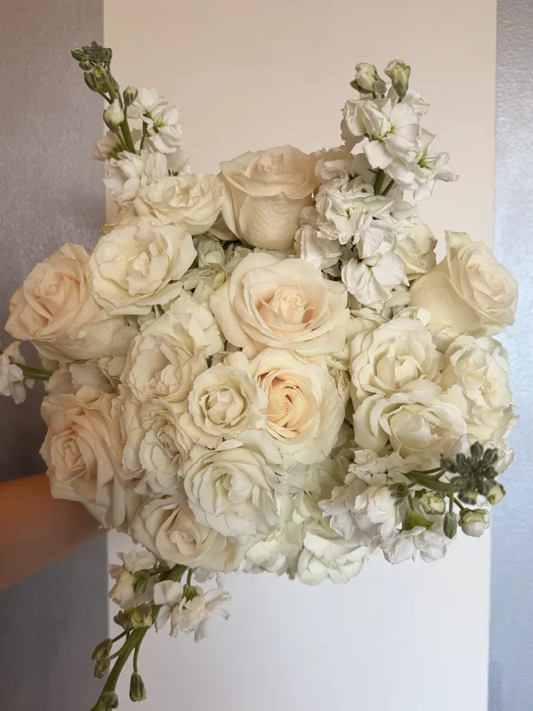 isabella frsh bouquet at albertson chapel angle 2