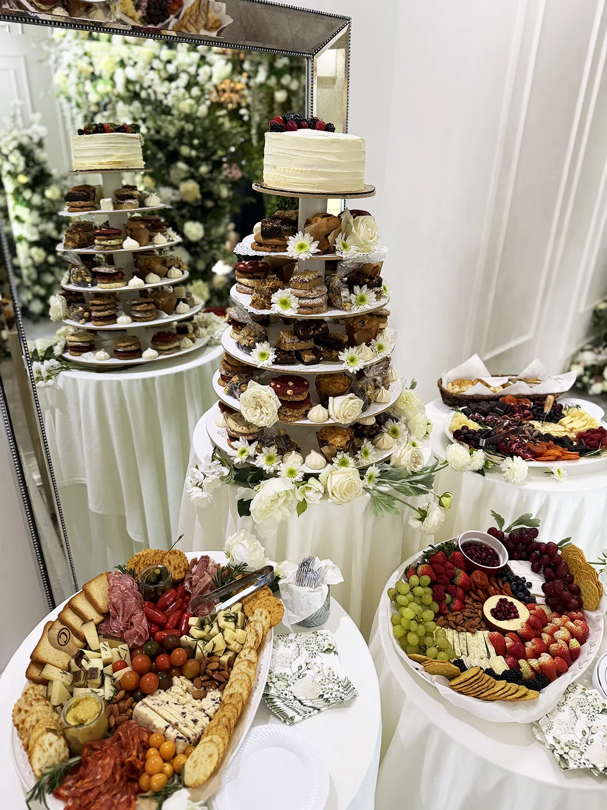 love station spread at chapel