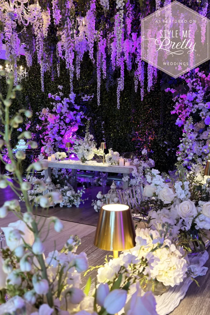 albertson chapel micro wedding receptions lilac theme