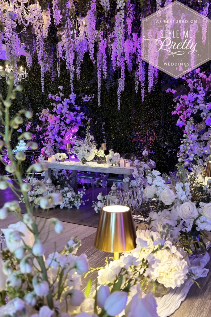 albertson wedding chapel on style me pretty and with lilac pink color theme