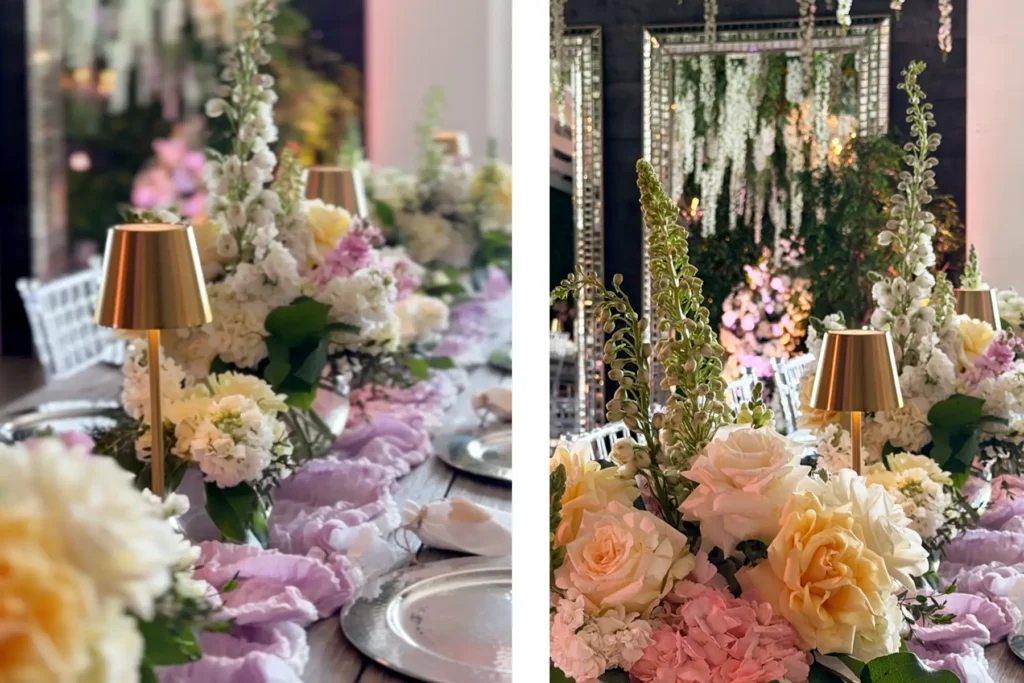 albertson wedding chapel in los angeles uses natural flowers or it's affordable wedding reception packages